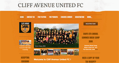 Desktop Screenshot of cliffavenuesoccer.com